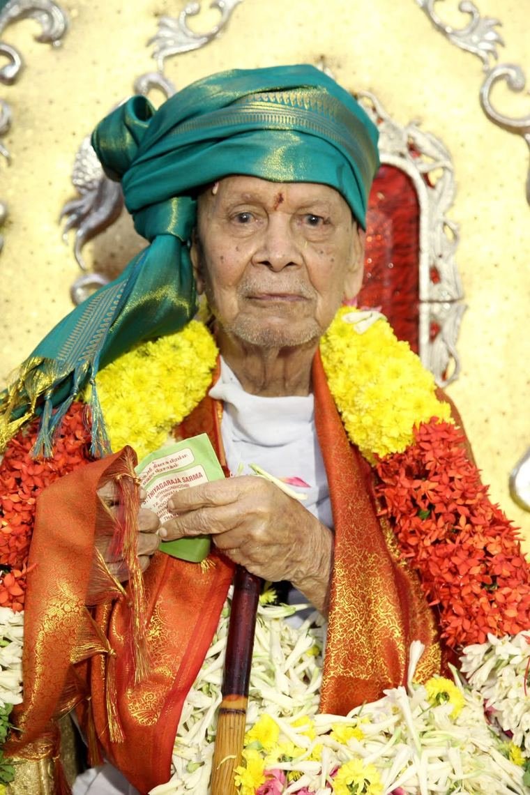 An elder of the parampara, honoured