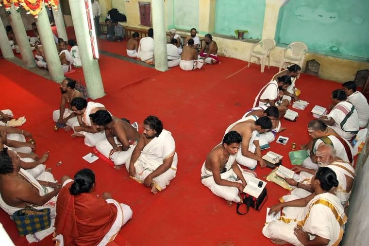 Chaturveda Parayanam in progress